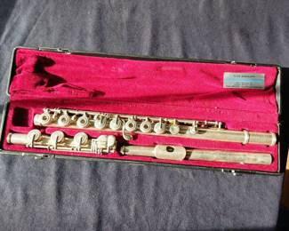 Vintage William S. Haynes Boston flute musical instrument