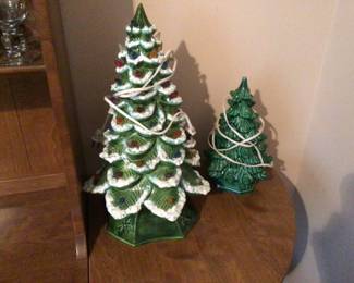 Vintage Ceramic Christmas Trees