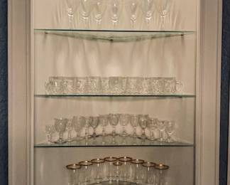 Fine Crystal Glass Sets.