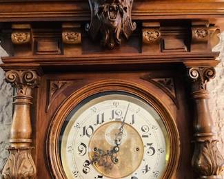 Antique Blind Man's Grandfather Clock.