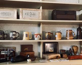 Beer Steins and Decor.