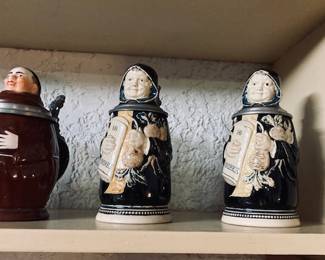 Antique Collectable German Steins.