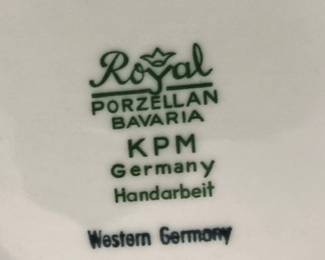 Vintage German Porcelain Stein. Royal Porzellan Bavaria.