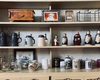 Vintage Beer Stein Collection.