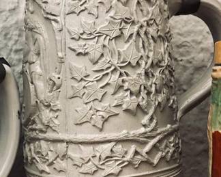 Antique German Stoneware Beer Stein.