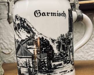 Vintage German Porcelain Stein. Royal Porzellan Bavaria.