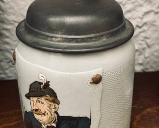 Antique Villeroy & Boch Mettlach Beer Stein.