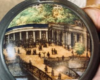 Antique Marzi & Remy Beer Stein w/Hand Painted Lid.