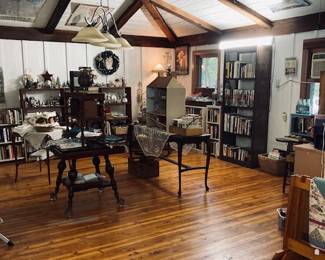 Vintage Antique Decor and Furniture and Books Shopping Experience.