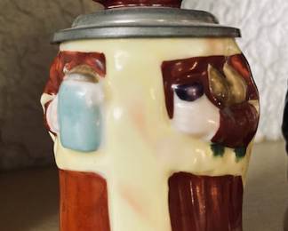 Antique Germany Lidded Beer Stein.