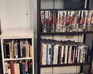 Extra Large Selection of Books Hard Cover, Paperback and Coffee Table Parlor Books.