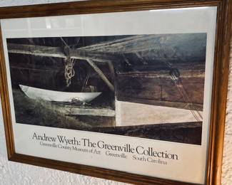 Large Andrew Wyeth Print.