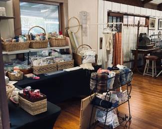 Vintage Sewing/Quilting Items and Fabric.