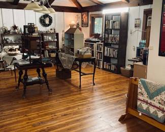 Vintage Antique Decor and Furniture and Books Shopping Experience.