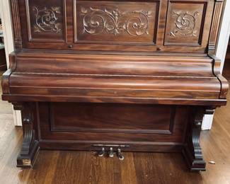 Antique Upright Briggs Piano.