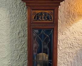 Antique Blind Man's Grandfather Clock.