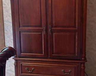 Cherry armoire 