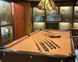 Pool table/accessories.