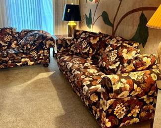 Sofa and loveseat