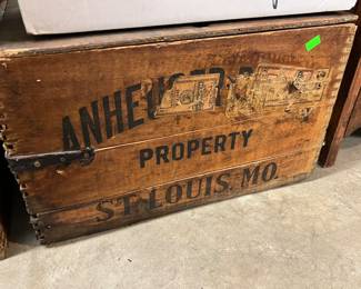 Original vintage Anheuser Busch Crate