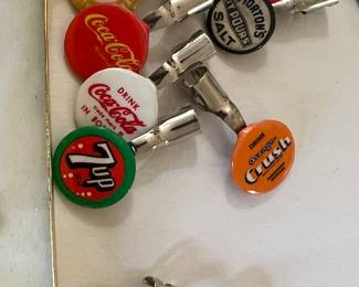 Soda pop pencil tops