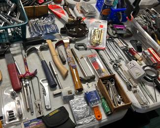Hammers, Allen wrenches, electrical, hardware
