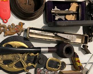 Pipes, razors, thimbles
