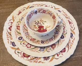Cornflower pattern Wedgewood china