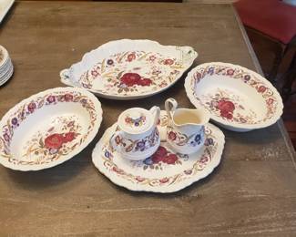 Cornflower Wedgewood china serving dishes