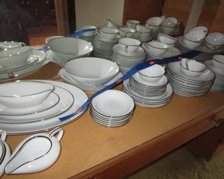 Large Noritake china set