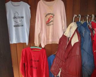 Tons of 1970's -1995 clothing both men and women's