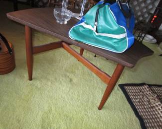 Great Mid Century Modern triangle table