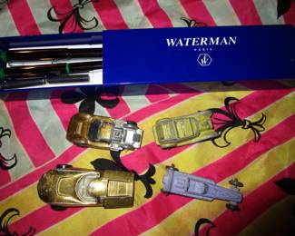 Vintage toys, waterman pens