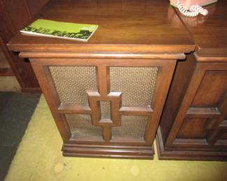 One of the 2 speakers