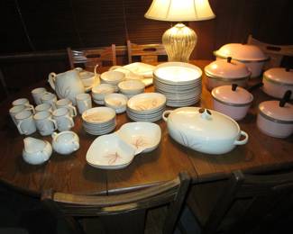 Large Winfield "Dragon Flower" Mid Century set.