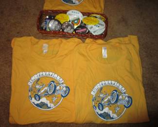 Misc Bumbershoot t shirts and 100s of pins