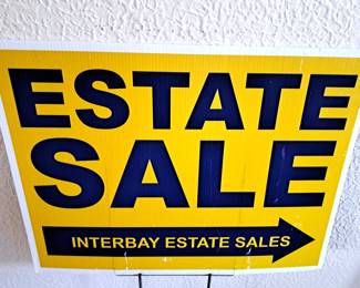 FOLLOW THESE SIGNS TO THE SALE ON 7TH AVE N IN HISTORIC KENWOOD