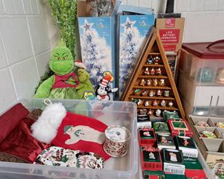 HALLMARK ORNAMENTS, THE GRINCH AND OTHER HOLIDAY DECOR