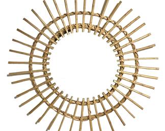 Sunrise Rattan Mirror