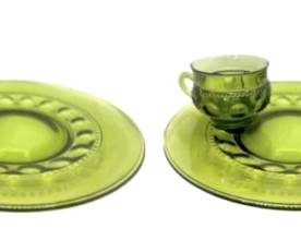 Green Cup Plate Sets