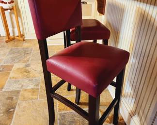 Padded Barstool Set