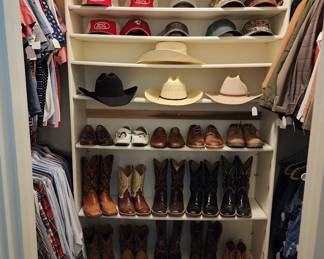 Large selection of Men's western wear: Cowboy hats, Boots, shirts and more!