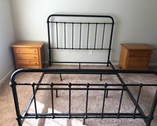 Iron bed frame
