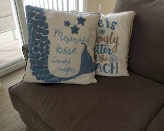Mermaid pillows