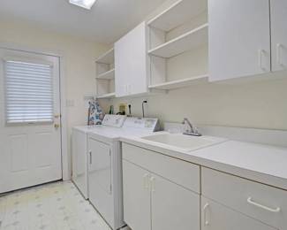 Laundry room cabinets
