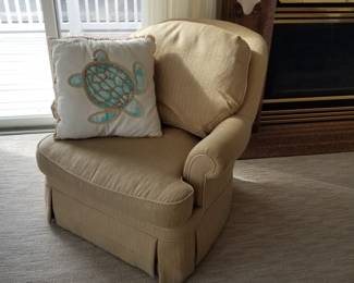 Swivel chair by Ethan Allen - two available. 