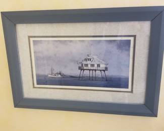 Middle Bay Light. Signed & numbered