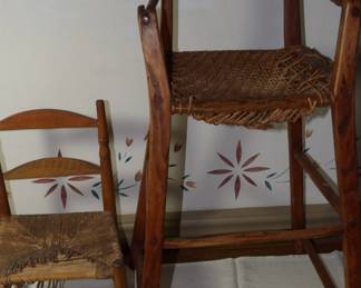 Child's Rush Seat Chairs