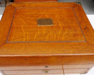 Victorian Lift Top Silver Chest