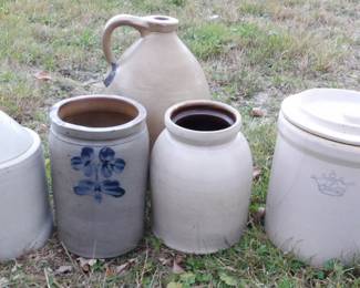 Assorted Stoneware Crocks & Jugs